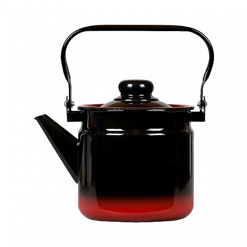 Чайник эмалированный СтальЭмаль 1С25Я, 2 л, с декором фото