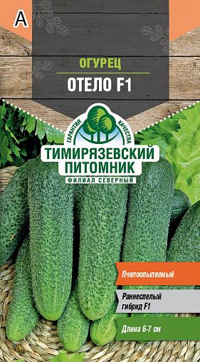 Семена Огурец Отело F1 Тимирязевский питомник, 0,3 г фото