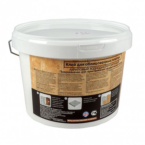 Клей для облицовочных плиток VGT, акриловый, 3,6 кг фото