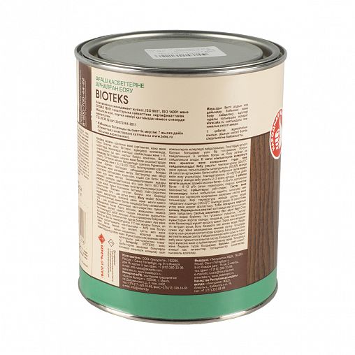 Краска для деревянных фасадов Bioteks, полуглянцевая, база A, белая, 0,9 л фото