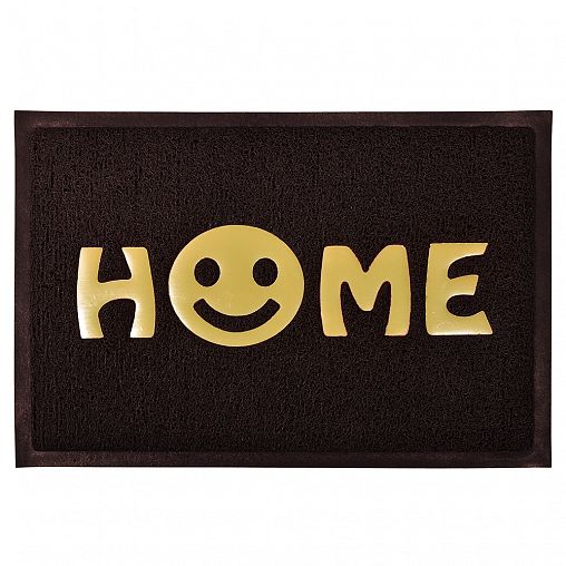 Коврик придверный Vortex, пористый, 40 x 60 см, коричневый фото