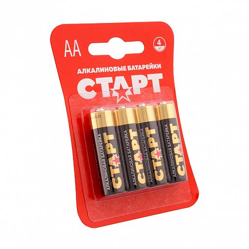Батарейка Старт LR6-BL4, типоразмер AA, 4 шт фото Батарейка Старт LR6-BL4, типоразмер AA, 4 шт фото