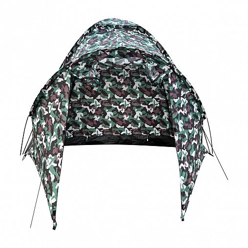 Палатка туристическая Ecos Лес 4, с тамбуром, (210 + 100) x 210 x 130 см фото