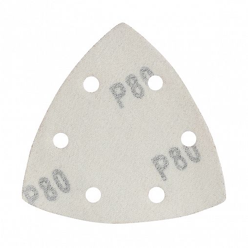 Треугольник шлифовальный на липучке Patriot, 80 x 80 x 80 мм, Р80, 5 шт фото