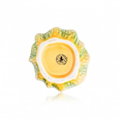 Блюдо сервировочное Bordallo Pinheiro Тыква, с крышкой, керамическое, 16,5 x 14 см фото