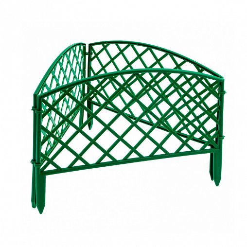 Забор декоративный Palisad Сетка, 24 x 320 см, 7 секций, зеленый фото