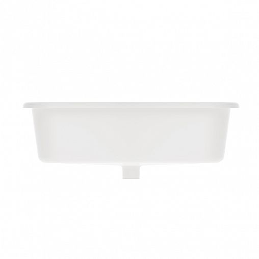 Раковина для сада Альтернатива, пластиковая, 502 x 410 x 174 мм, белая фото