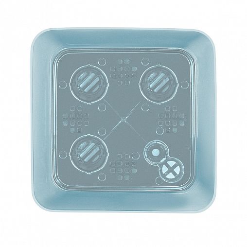 Горшок для цветов InGreen Vienna Orchid, квадратный, 1,5 л, голубой жемчуг фото