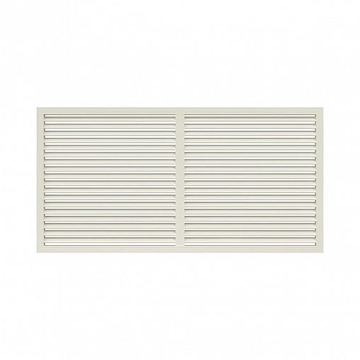 Экран радиаторный Era П60120Р, ПВХ, 600 x 1200 мм, слоновая кость фото