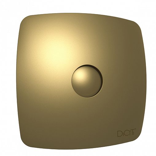 Вентилятор осевой вытяжной DiCiTi Rio 5C Champagne D125, с обратным клапаном фото