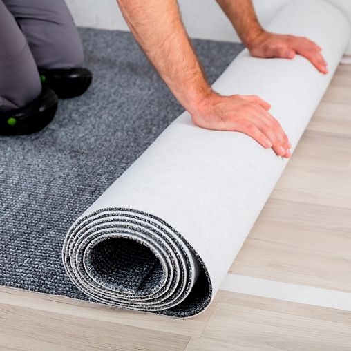 Скотч двусторонний Aviora, тканевая основа, 50 мм x 10 м, белый фото