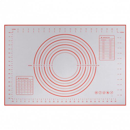 Антипригарный коврик для выпечки Мультидом, 60 x 40 см фото