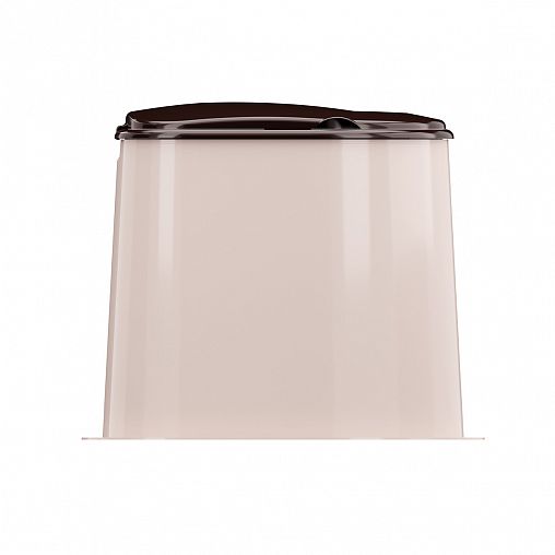 Туалет дачный с крышкой Альтернатива, бежевый фото