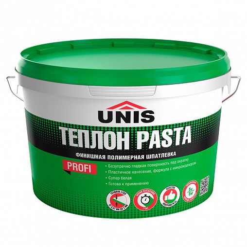 Шпатлевка полимерная Unis Теплон Pasta, 5 кг фото