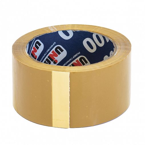 Скотч упаковочный Unibob400, 48 мм x 66 м, коричневый фото