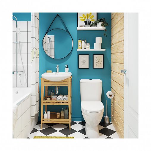 Раковина Sanita Комфорт 50 ВКС, 50 x 40 x 18,5 см, белая фото