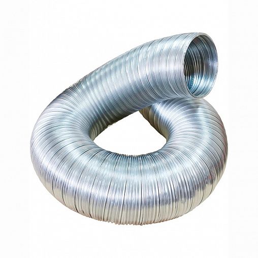 Воздуховод круглый гибкий гофрированный Auramax A12,5VA, алюминий, d 125 мм, 3 м фото