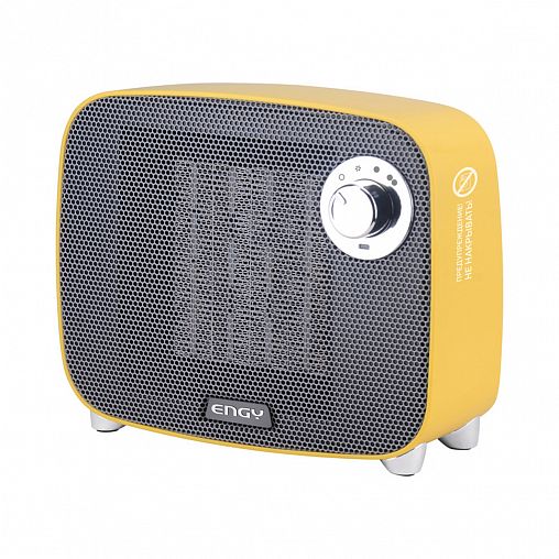 Тепловентилятор настольный Engy PTC-321, 1500 Вт, желтый фото
