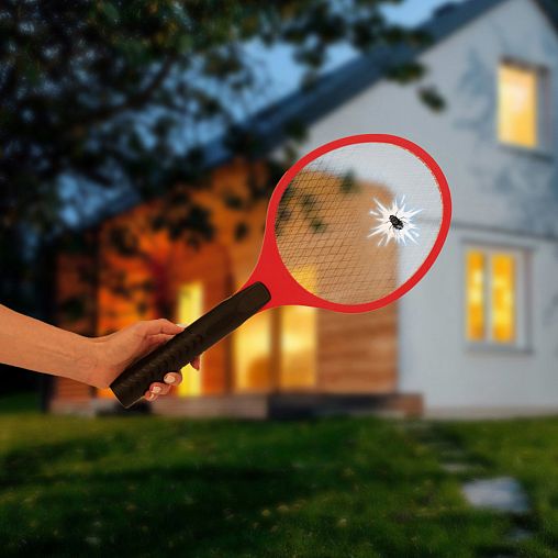 Мухобойка электрическая Rexant, на батарейках, 21 x 7 x 51 см фото