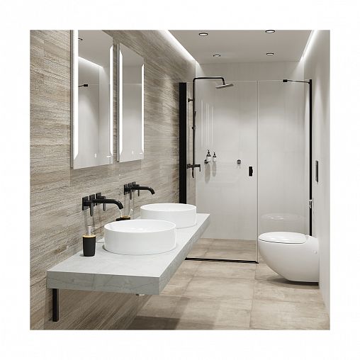 Раковина накладная Sanita Luxe Best 40 SLM УП, d 40 x 11,9 см, белая фото