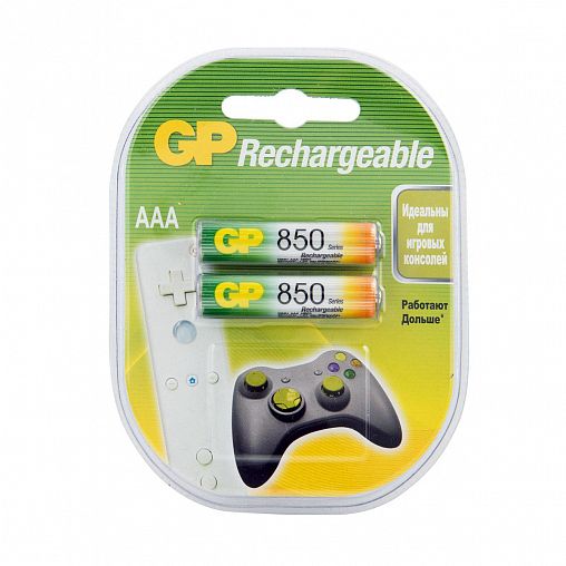 Аккумулятор GP Rechargeable 85AAAHC-5DECRC2, Ni-MH, типоразмер ААА, 850 мАч, 1,2 В, 2 шт фото