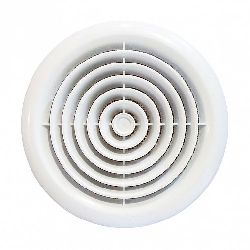 Диффузор приточно-вытяжной Era 12.5DK, со стопорным кольцом, с фланцем 125 мм фото