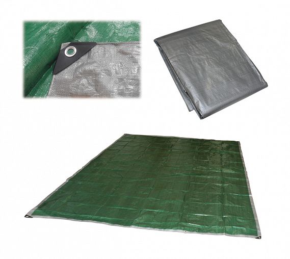 Тент универсальный защитный Ecos 3 x 3 м (100 г/м2) фото