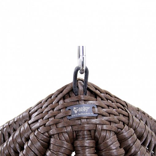 Кресло подвесное Garden story Флорес, 118 х 124 х 206 см, каркас черный фото