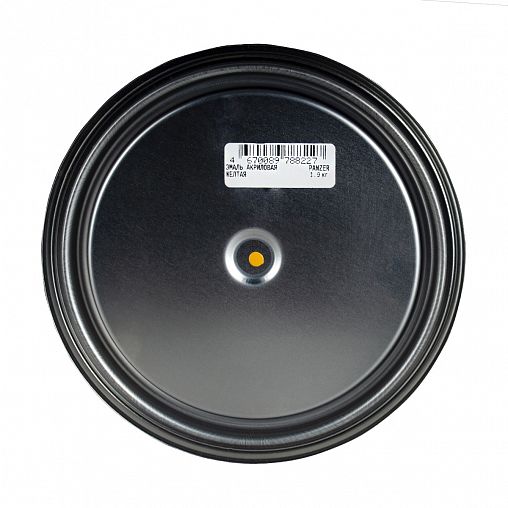 Эмаль акриловая Panzer, полуглянцевая, 1,9 кг, желтая фото