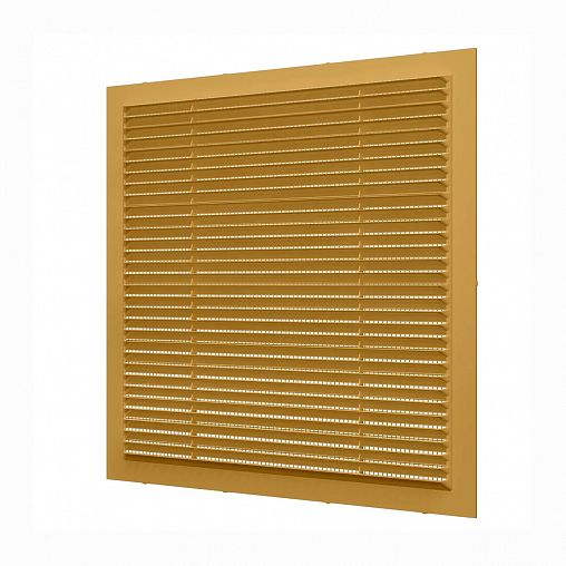 Вентиляционная решетка Era 2828С беж, пластиковая, с сеткой, 285 x 285 мм фото