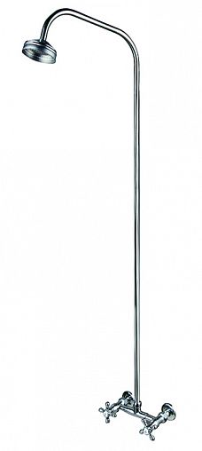 Душевая система Профсан ПСМ-110-К/89, двухвентильная, хром фото