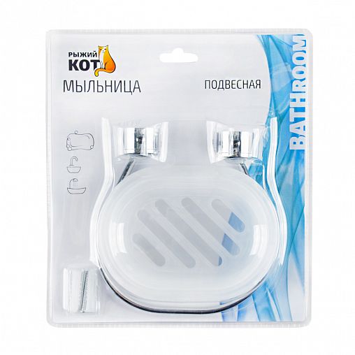 Мыльница настенная Рыжий кот В0922 фото