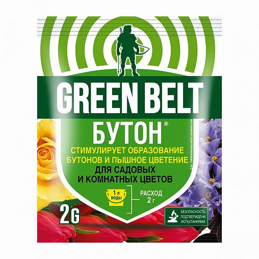 Удобрение Green Belt Бутон для садовых и комнатных цветов, 2 г фото