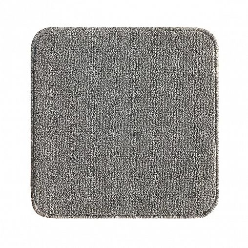 Коврик для табурета L Cadesi Light Latex, 33 x 33 см, полипропилен, серый фото