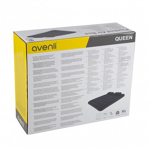 Матрас надувной Avenli Queen-size 21470, ручной насос, 203 x 152 x 22 см фото Матрас надувной Avenli Queen-size 21470, ручной насос, 203 x 152 x 22 см фото