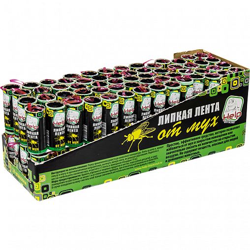 Липкая лента от мух Help фото