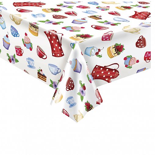 Клеенка столовая на нетканой основе Колорит Мажор 595/0, 1,35 x 20 м фото