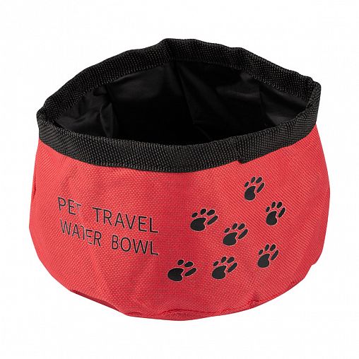 Миска для животных Рыжий кот, складная, d 14,5 см фото