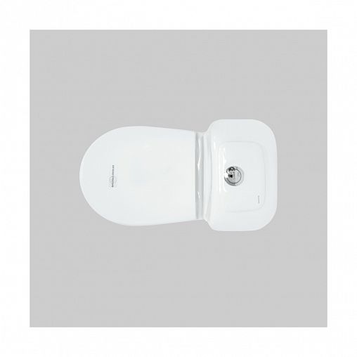 Унитаз напольный ободковый Sanita Самарский Стандарт, 65,3 x 35 x 81 см, белый фото