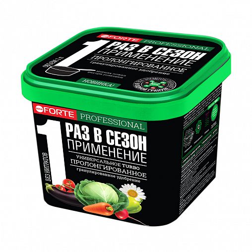 Удобрение гранулированное Bona Forte Turbo Универсальное, пролонгированное,1 л фото