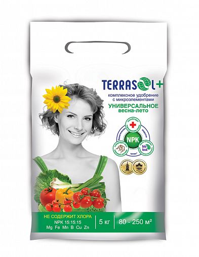 Удобрение Terrasol Универсальное весна-лето, 5 кг фото