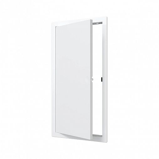 Люк-дверца ревизионная Evecs L1530N, ABS-пластик, нажимная, с фланцем 150 x 300 мм, 172 x 322 мм фото