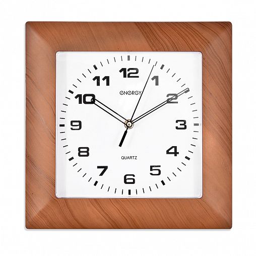 Часы настенные кварцевые Energy ЕС-14, квадратные фото