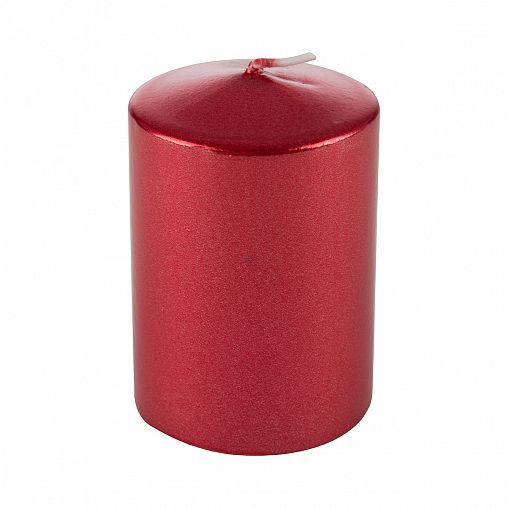 Свеча столбик Волшебная страна Glow, 56 x 80 мм, красная фото