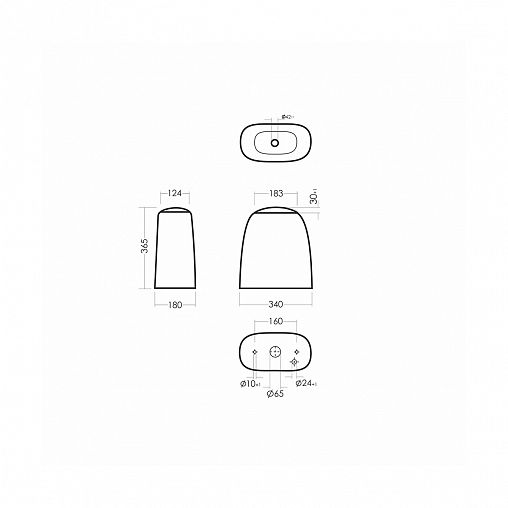 Унитаз напольный ободковый Sanita Виктория Стандарт, 62,3 x 34 x 79 см, белый фото
