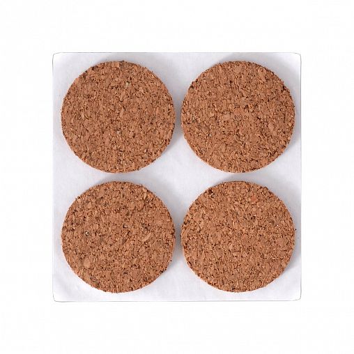 Протекторы для мебели самоклеящиеся Мультидом, d 4,8 см, 4 шт фото