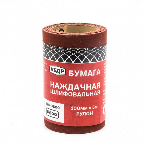 Бумага наждачная Кедр, P 600, 100 x 5000 мм фото