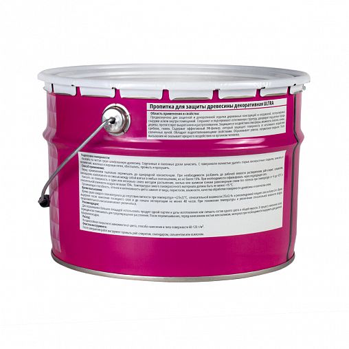 Декоративная пропитка для дерева V Ultra, шелковистая полуматовая, 10 л, орегон фото