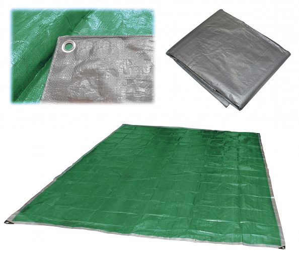 Тент универсальный защитный Ecos 3 x 4 м (60 г/м2) фото