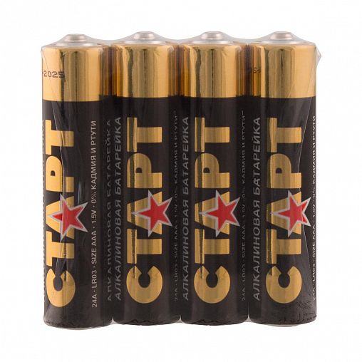 Батарейка Старт LR03-SH4-BOX, типоразмер AAA, 4 шт фото